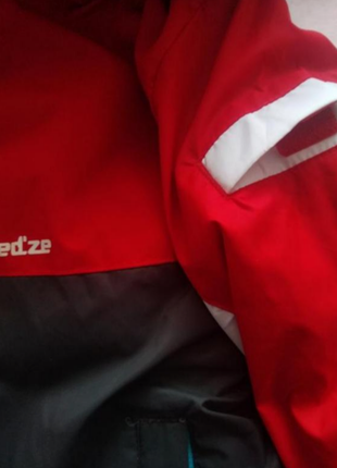 Курточка гірськолижна на флісі бренду франції decathlon  uk 4-5 eur 104-1057 фото