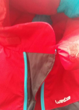 Курточка гірськолижна на флісі бренду франції decathlon  uk 4-5 eur 104-1055 фото