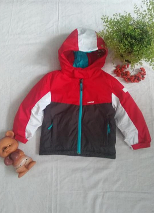 Курточка гірськолижна на флісі бренду франції decathlon  uk 4-5 eur 104-105