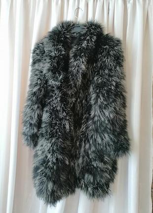 Шуба накидка кардиган демисезон без утеплителя мех пух натуральный strauss шуба накидка кардиган демісезон без утеплювача пух натуральний strauss