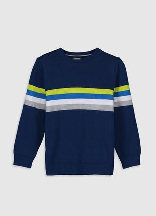 4 - 5 р 104 -110 новий в'язаний трикотажний кольоровий светр з круглим вирізом хлопчику lc waikiki