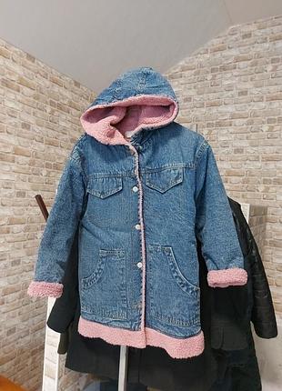 Джинсовое пальто