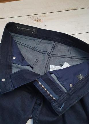 Чоловічі темно сині джинси armani exchange slim fit coupe ajustee / армані завужені розмір s m 31 оригінал5 фото