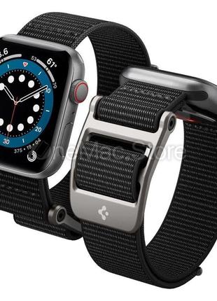 Ремінець spigen (sgp) durapro flex для apple watch 44 mm (чорний)