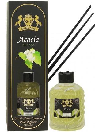 Аромадиффузор для дома акация golden silva reed diffuser, 150 ml