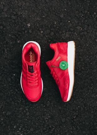 Замшевые кроссовки adidas iniki red / замшеві кросівки4 фото
