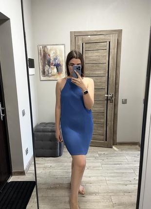 Синя сукня нова1 фото