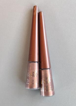 Жидкая подводка для глаз коричневая эйвон avon glow bronze2 фото