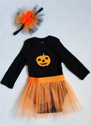 🎃набір  для дівчинки 3-6м. на хелловін🎃