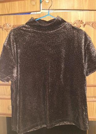 Гольф велюровый стрейч