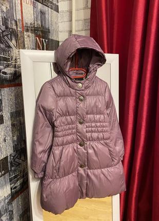 Стильне зимове пальто benetton, 104-110см1 фото