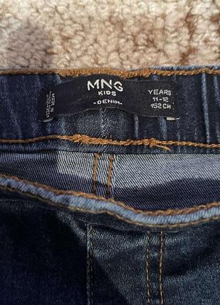 Стильные джинсы стрейч от mango на 11-12 лет, 152 см2 фото