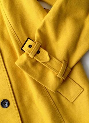 Сонячне пальто з шерсті moda international5 фото