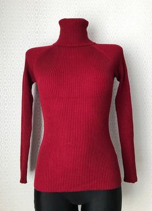 Классный гольф в рубчик шикарного цвета от dressy, размер xs-s-m