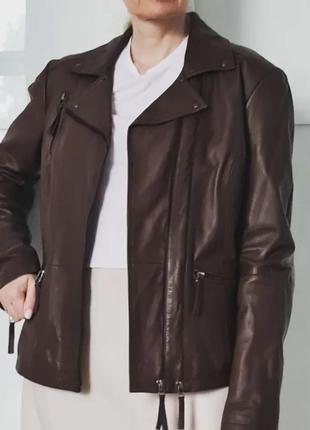 Крута стильна ідеальна шкіряна вінтажна брендова куртка косуха ретро вінтаж натуральна шкіра4 фото