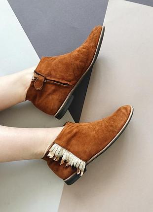 Замшевые ботиночки manuela de juan