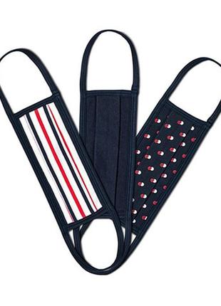 Захисна маска з чистої бавовни полоска