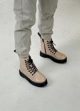 Зимові жіночі черевики dr. martens jadon/зимние женские ботинки доктор мартинс жадон6 фото