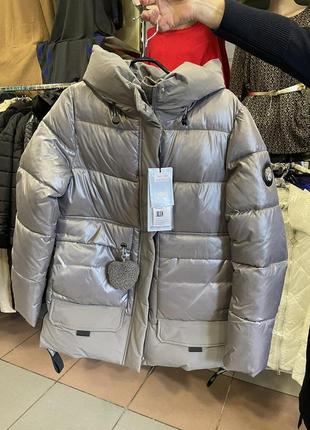 Куртка пуховик зимняя капюшон пальто зимова3 фото