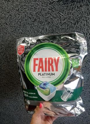 Fairy platnium «все в одном» 75шт