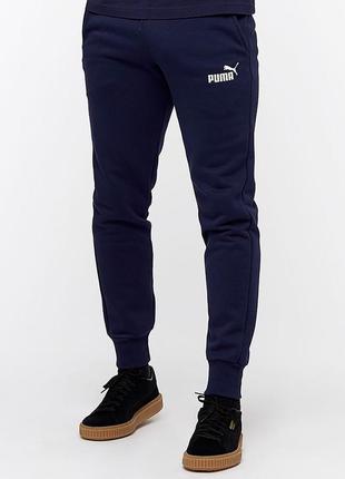 Классные спортивные штаны puma оригинал, puma slim fit штаны на флисе, спортивки