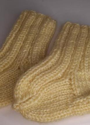 Вязані носки. шкарпетки дитячі. вязані шкарпетки
