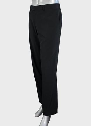 Hugo boss черные шерстяные мужские брюки (оригинал)