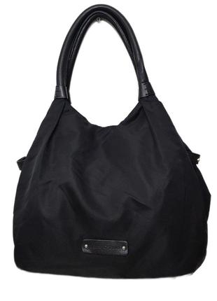 Брендовая стильная сумка marc o polo нейлон + кожа модель hobo