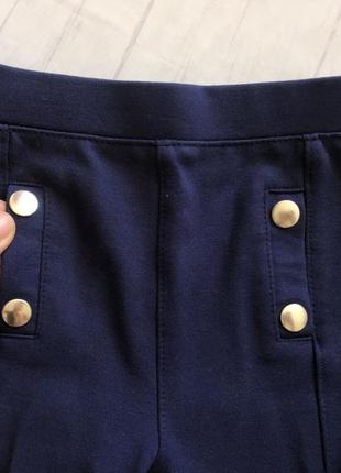 Плотные трикотажные штаны лосины на 2-4 года4 фото