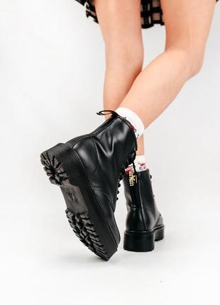 Зимові жіночі черевики dr. martens jadon/зимние женские ботинки доктор мартинс жадон5 фото