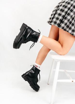 Зимові жіночі черевики dr. martens jadon/зимние женские ботинки доктор мартинс жадон7 фото