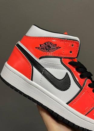 Жіночі кросівки nike air jordan 1 retro turf orange знижка sale / smb7 фото