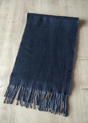 Шикарный фирменный мужской  шерстяной шарф  polo ralph lauren,  made in italy, оригинал.1 фото