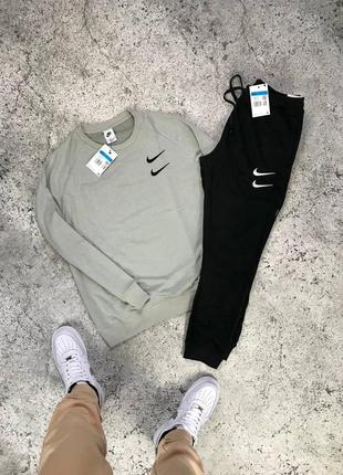 Мужской спортивный трикотажный костюм nike swoosh
