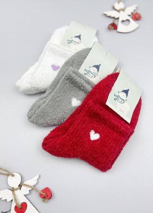 Шкарпетки жіночі теплі травка бавовна2 фото