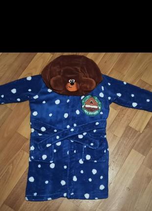 Халат махра "hey duggee" tu 3-4 роки 160грн