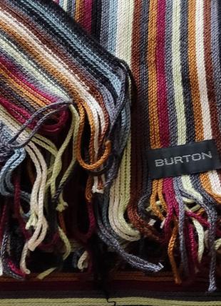 Шарф смугастий burton5 фото