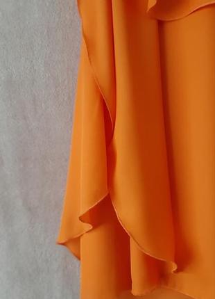 Плаття asos помаранчеве з воланами нове, розмір 363 фото