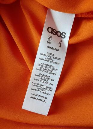 Плаття asos помаранчеве з воланами нове, розмір 366 фото