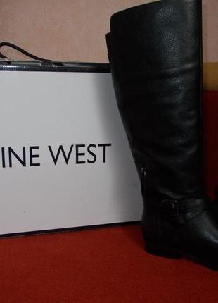 Кожаные сапоги nine west2 фото