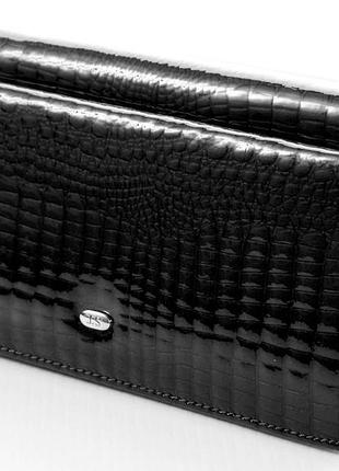 Шкіряний гаманець клатч з візитницею ae 202