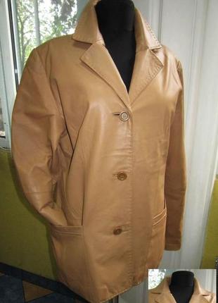Оригинальная женская кожаная куртка-пиджак. лот 2451 фото