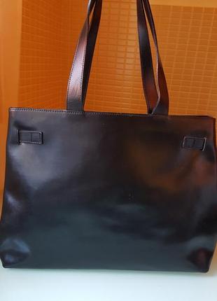 Деловая женская кожаная сумка  marc o polo2 фото