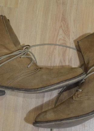Замшеві черевики-демі, 39-40 р,нюанс-читаємо опис