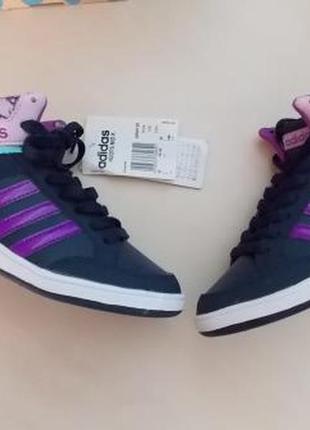 Фирменные кроссовки сникерсы аdidas neo р-р 32(20см)оригинал.распродажа!!!