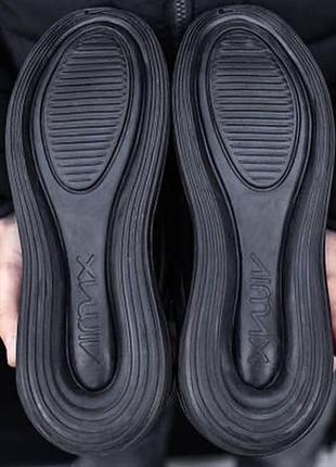 Распродажа! nike air max 720 мужские кроссовки черного цвета.10 фото