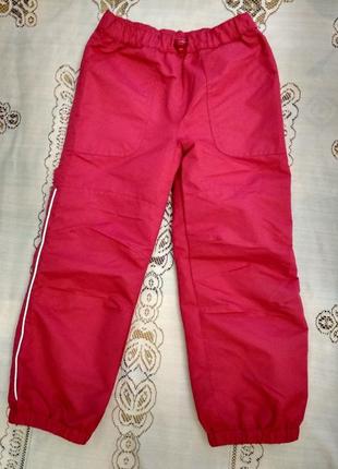 My wear шведские демисезонные розовые штанишки на подкладке