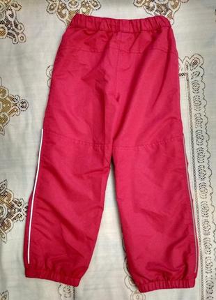 My wear шведские демисезонные розовые штанишки на подкладке5 фото