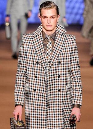 Пальто в клітинку asos