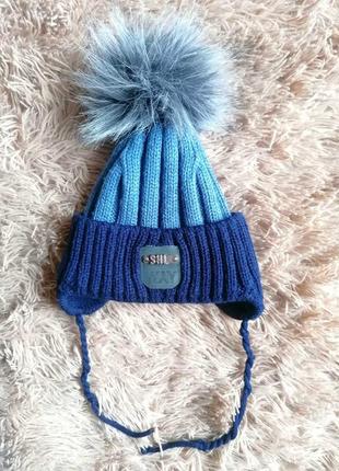 Зимова шапка на флісі1 фото